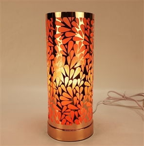 Touch Sensitive Raindrop Aroma Lamp - Rosegold/Amber