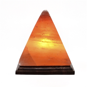 Pyramid Salt Lamp 19cm