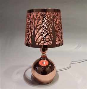 Silver Touch Sensitive Aroma Lampshade 27cm