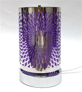 SPINNING Touch Sensitive Aroma Lamp - Purple Spiral