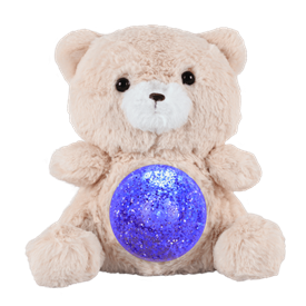 Biscuit the Teddy with Magic Glitter Ball Belly