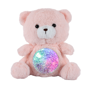 Rosie the Teddy with Magic Glitter Ball Belly