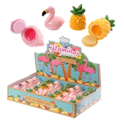 Tropical Pineapple & Flamingo Lip Gloss