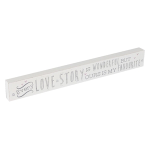 Love Story Plaque 40cm