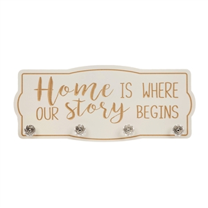 Story Begins Plaque With Hooks