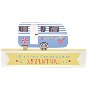 Love Life Mantel Plaque - Campervan 20cm