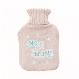 Love Life Hot Water Bottle - No 1 Mum