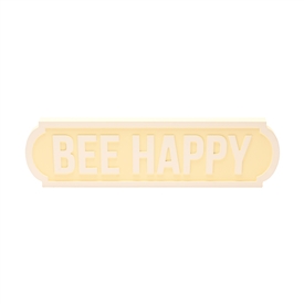 Medium Love Life Street Sign - Bee Happy 45cm