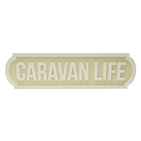 Medium Love Life Street Sign - Caravan Life 45cm
