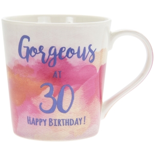Happy 30th Birthday Watercolour Mug