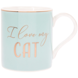 Ceramic Let's party I Love My Cat Mug