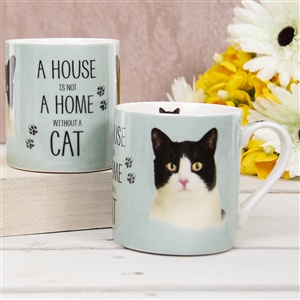 House Not Home Mug ï¿½ Black And White Cat (TEMP IMAGE OF SAMPLE PRODUCT)