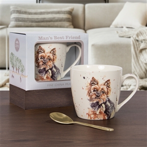 DUE END OF FEB Mans Best Friend Yorkshire Terrier Mug