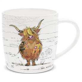 Bug Art Ceramic Mug  - Highland Hamish