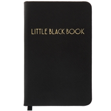 Little Black Book Black Notebook A6