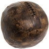 Faux Leather Doorstop - Football