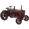 Red Metal Vintage Tractor Ornament