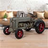 Grey Metal Vintage Tractor Ornament