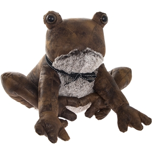 Frog Faux Leather Doorstop