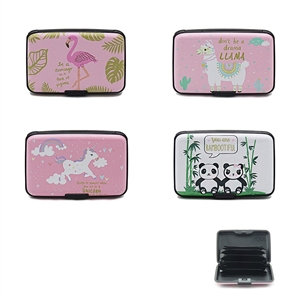 Cute Colourful Credit Card Protectors 4 Assorted 8cm