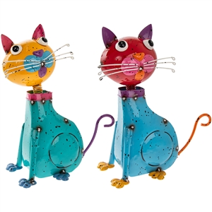 Bright Eyes Cat Ornament 2 Assorted