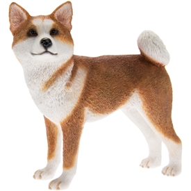 Akita Dog Figurine 14cm