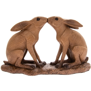 Animal Kingdom Kissing Hares