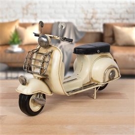 Vintage Cream Scooter 29cm