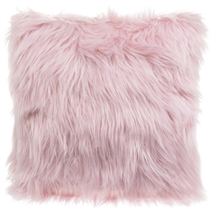 Furry Cushion Pink 40cm