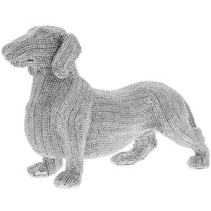 Standing Diamante Dachshund Dog Figurine