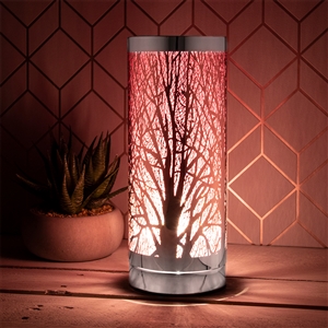 Pink And Silver Aroma Lamp 26cm
