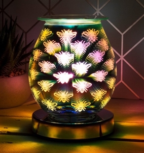 Touch Sensitive Round Aroma Lamp - Bees