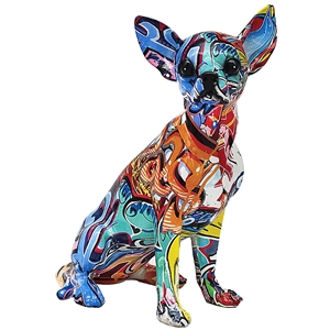 Graffiti Chihuahua Ornament