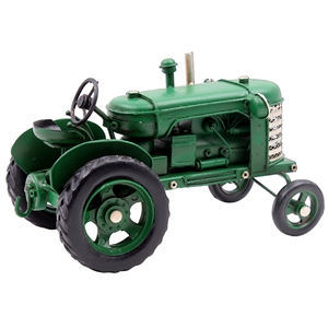 Vintage Green Tractor 17cm