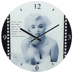 Round Marilyn Clock