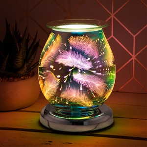 Touch Sensitive Round Aroma Lamp ï¿½ Feather