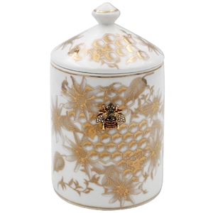 Honeycomb Bee Candle Jar
