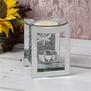 Mirror Crystal Oil Burner Bee