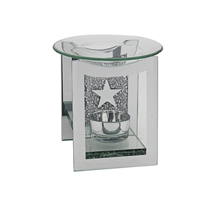 Mirror Crystal Oil Burner Star