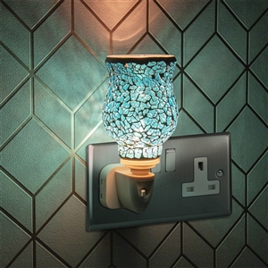 Plug-In Glass Mosaic Electric Warmer