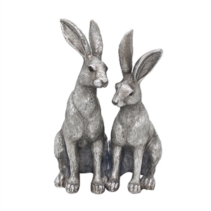 Silver Hare Twin Hares