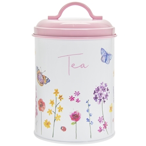 Butterfly Garden Tea Canister 19cm