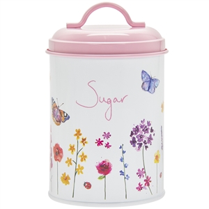 Butterfly Garden Sugar Canister 19cm