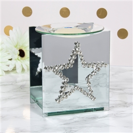 Clear Crystal Star Oil/Wax Warmer 14cm