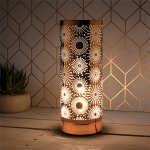 Sparkle Touch Sensitive Aroma Lamp ï¿½ Rose Gold 24cm