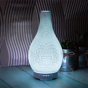 Etched Porcelain Buddha Aroma Humidifier