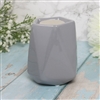 Wax/Oil Warmer Grey Geo 17cm