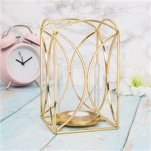 Small Gold Lantern 19cm