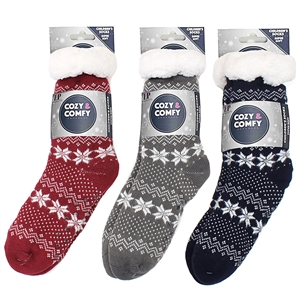 Festive Mens Socks 3 Ass