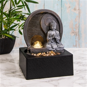 Buddha Garden Indoor Water Feature 24cm